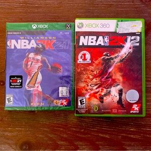 NBA 2K12 and NBA 2K21